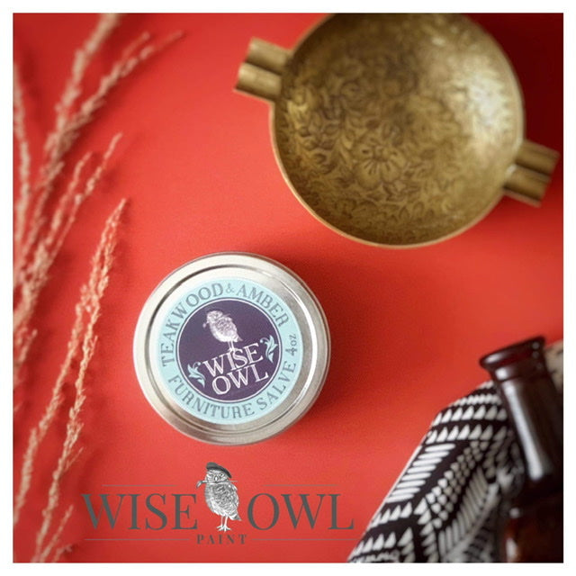Salve Everything!  Using Wise Owl Paint's Furniture Salve On
